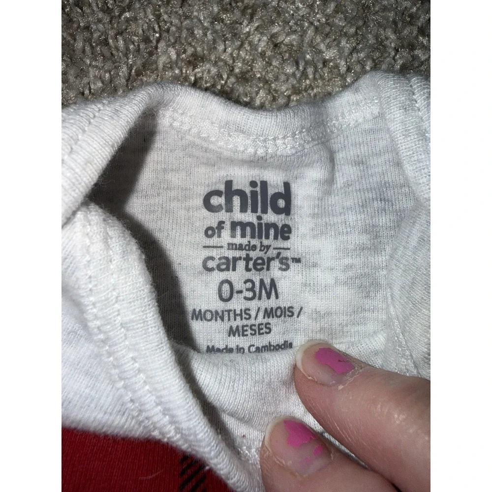 Lot Of 15 Carter's Oneees (5)NB & (8)3M Short Sleeve, (1)0-3 (1)3M Long